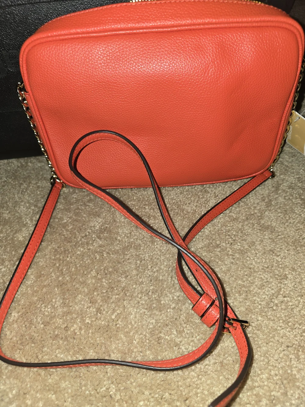 Michael Kors Orange Crossbody Camera Bag - Picture 2 of 3